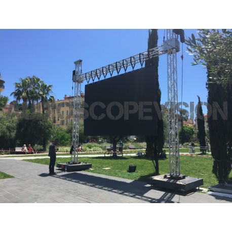 Louer Ecran led, plein jour, extérieur, grand écran, écran géant, mur d'images, Aix en Provence