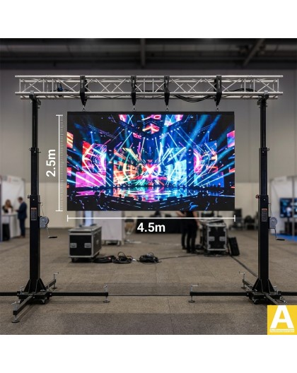 Location Grand Écran Géant LED Indoor 4.5m x 2.5m Pitch 2.9 Toulon